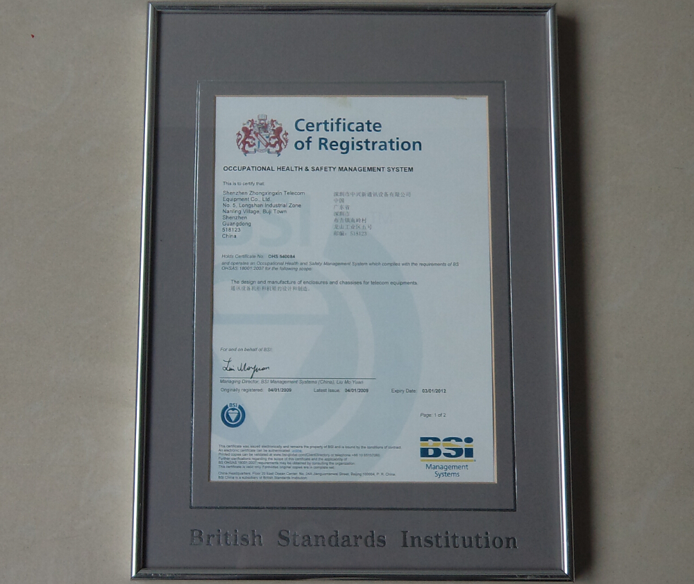 Certificate of Registration